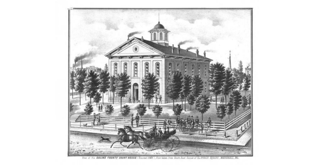 Saline County Courthouse 1865 1881